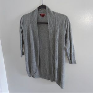 Merona Gray Cardigan Half Sleeves
